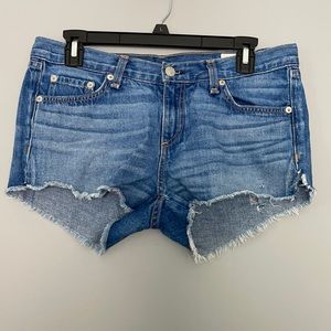Rag & Bone Cutoff Jean Shorts. Size 26.